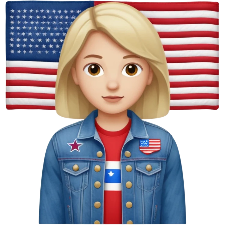 USA styled student emoji