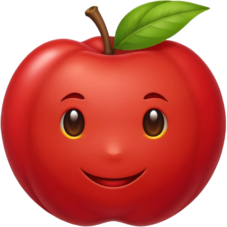 Eu quero um emoji de acerola, mas SEM carinha emoji