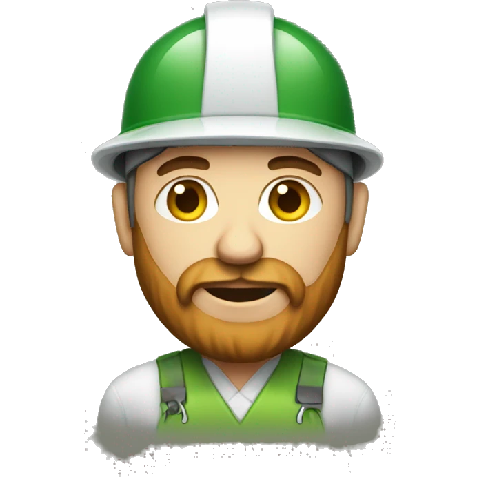 an Irish worker emoji
