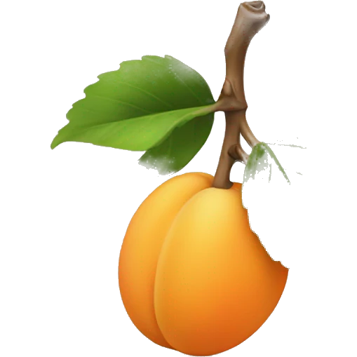Apricot emoji