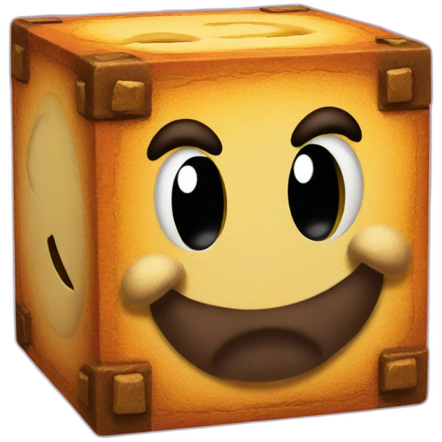 super mario question block emoji emoji