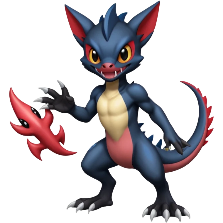 Venom-Stitch-Zekrom-Sneasel-fusion, full body emoji