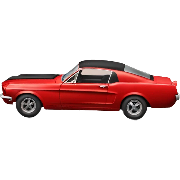 classic red mustang emoji