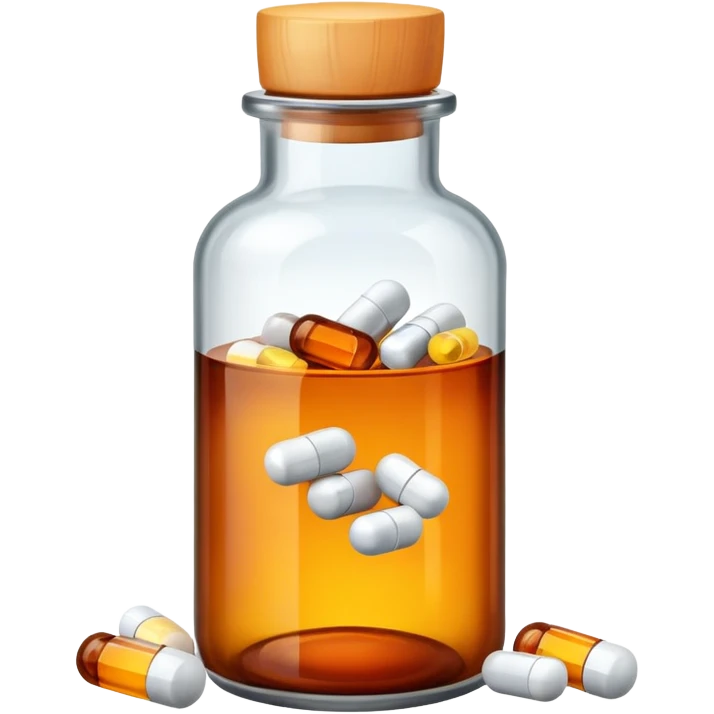 medicine bottle  emoji