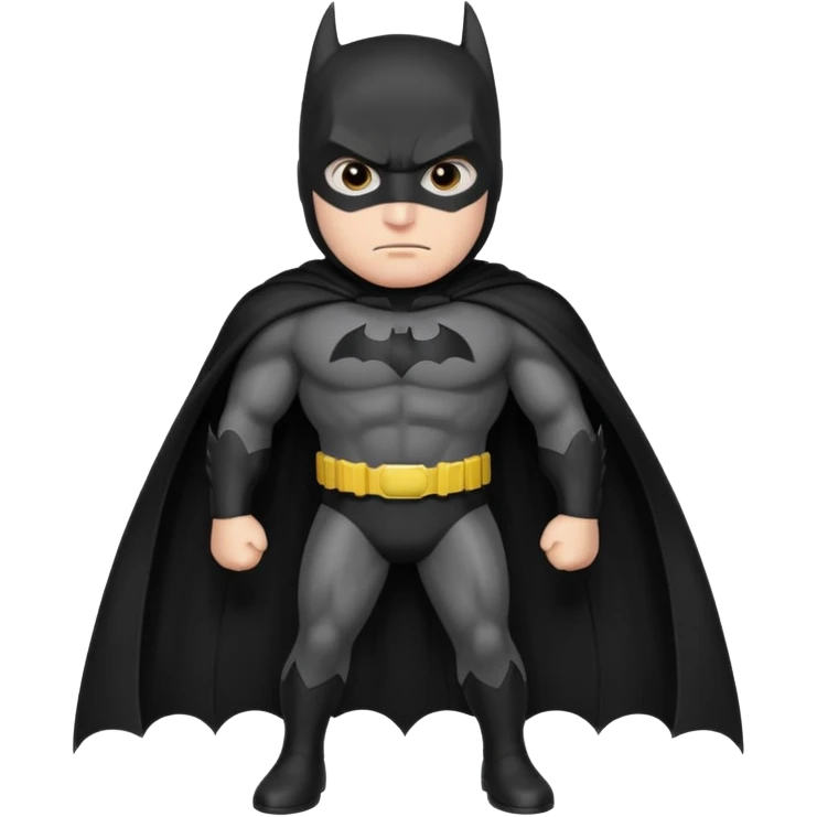 caucasian batman full body emoji