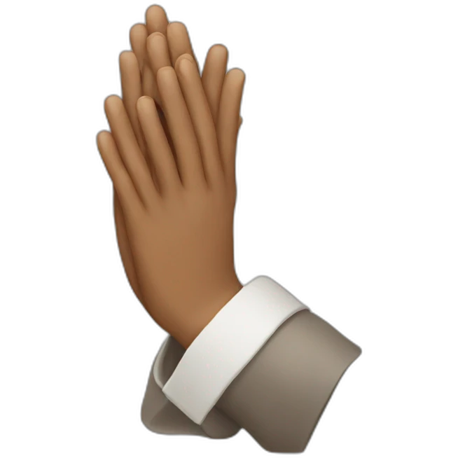 Pray hands emoji