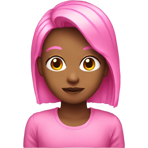 Pink  emoji