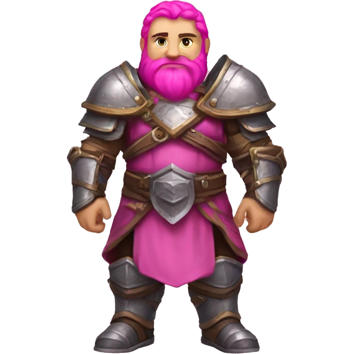 dwarf paladin wow pink emoji