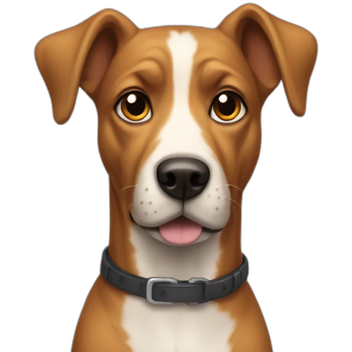 flabbergasted dog emoji