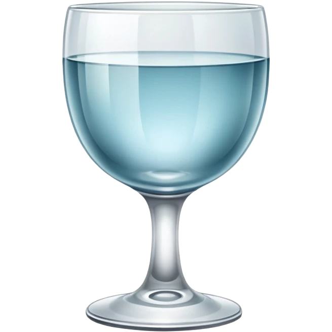 Clear water vintage goblet emoji