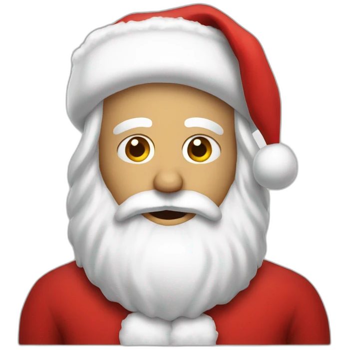 Dead Santa emoji