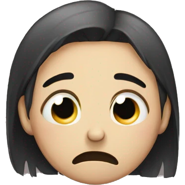 tired and crying emoji