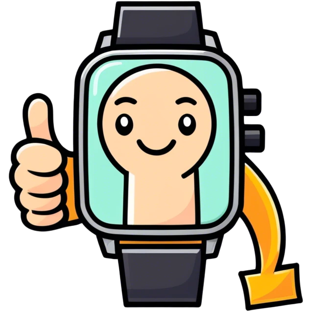A thumbs up with a diamond watch  emoji