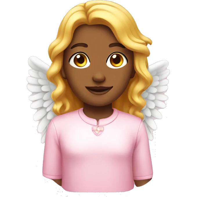 angel pink emoji