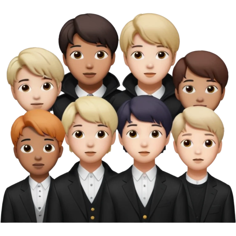 BTS 7 people emoji
