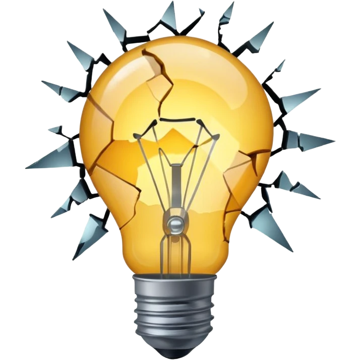 Bullying a lightbulb emoji