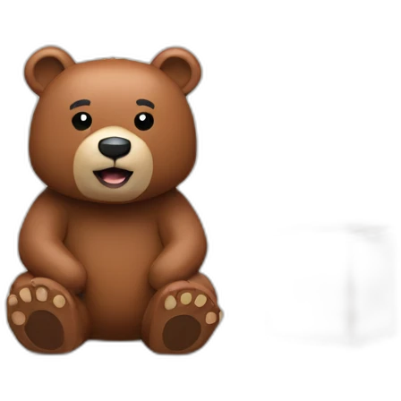 bear building blocks emoji
