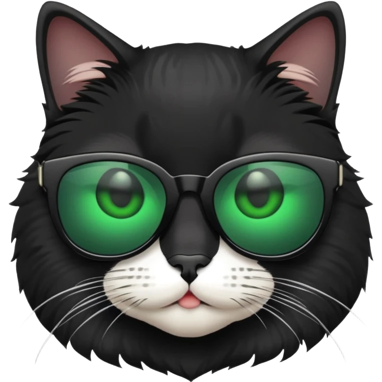 Cat wearing sunglasses emoji