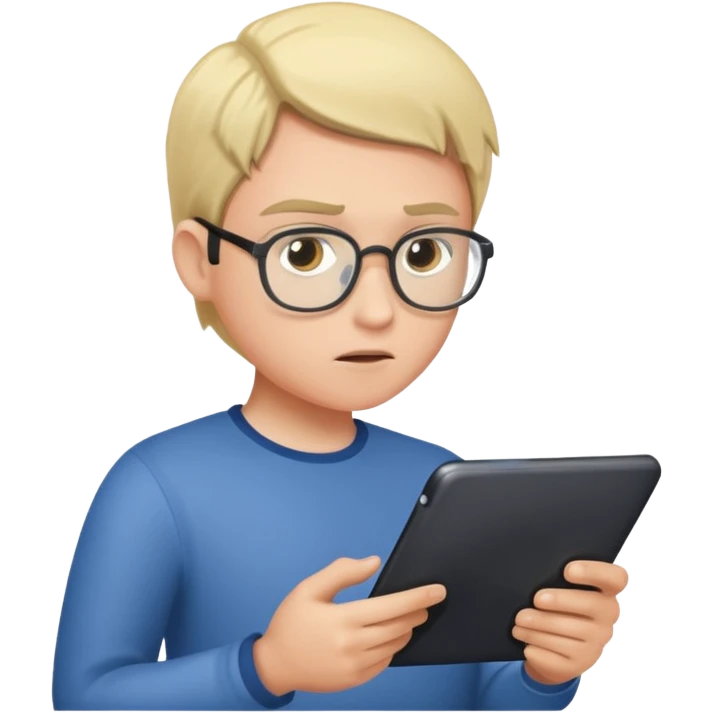 A person undertaking a manual review or triaging of the inputs of events emoji