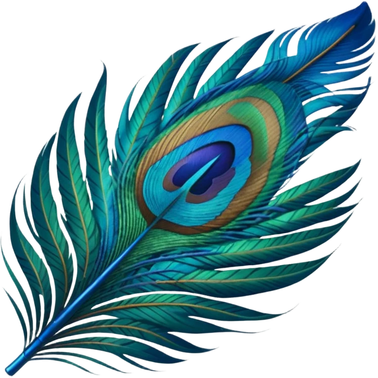Peacock feather emojis emoji