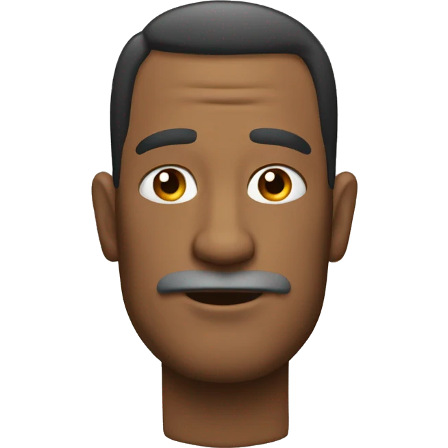 hombre con os cabezas  emoji