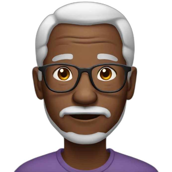 african grandpa emoji