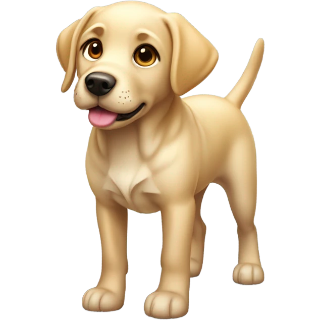 Mini labrador retriever  emoji