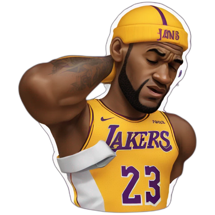 lebron james crying emoji