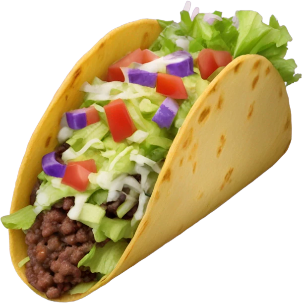 blue taco emoji