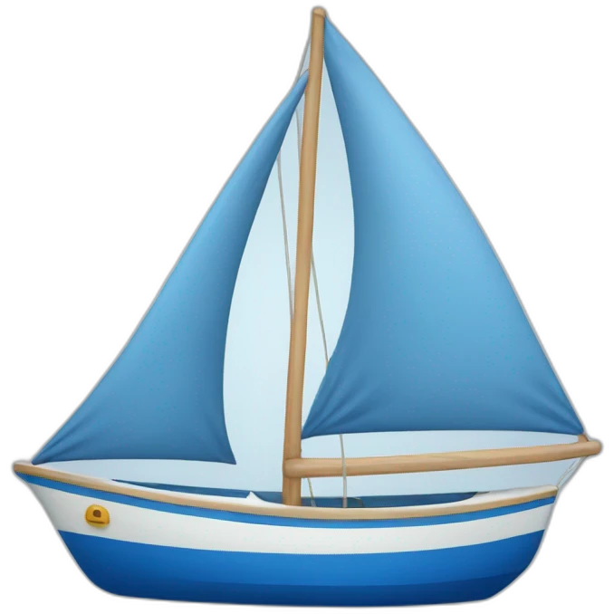 blue sailboat emoji