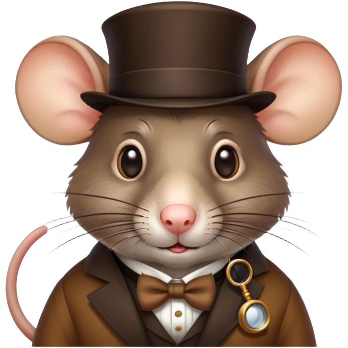 rat with monocle emoji