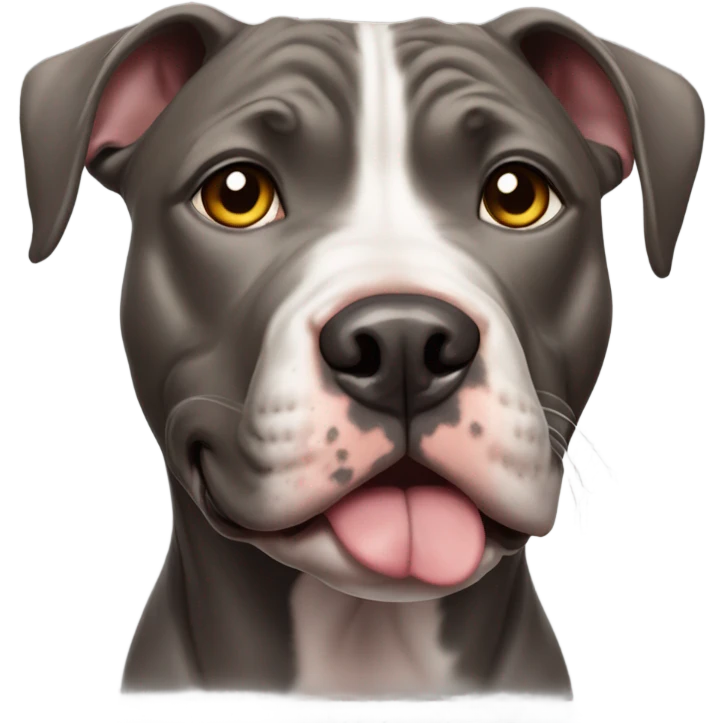 Cute pitbull emoji