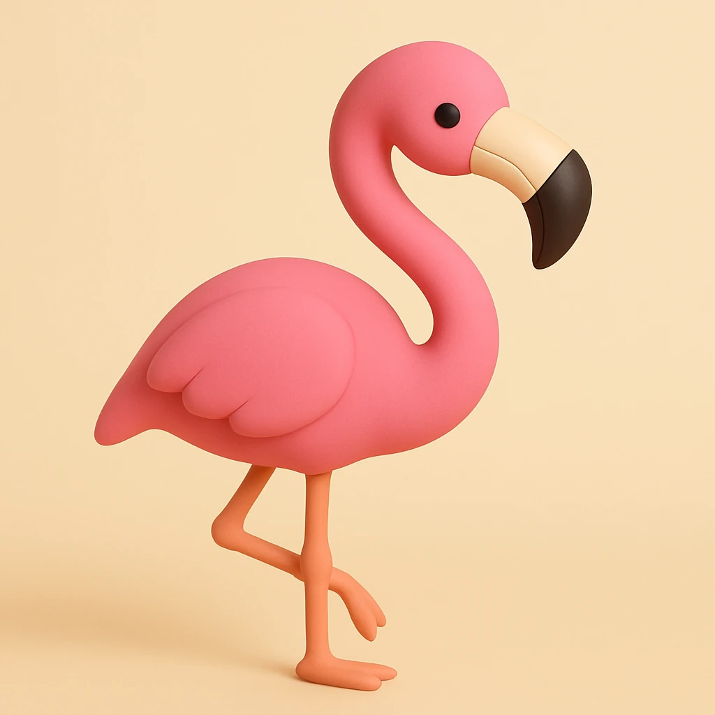 flamingo emoji