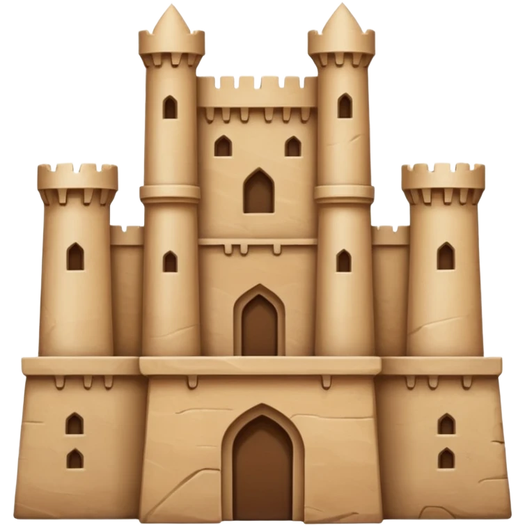 Design me an emoji that looks like Erbil Castle emoji
