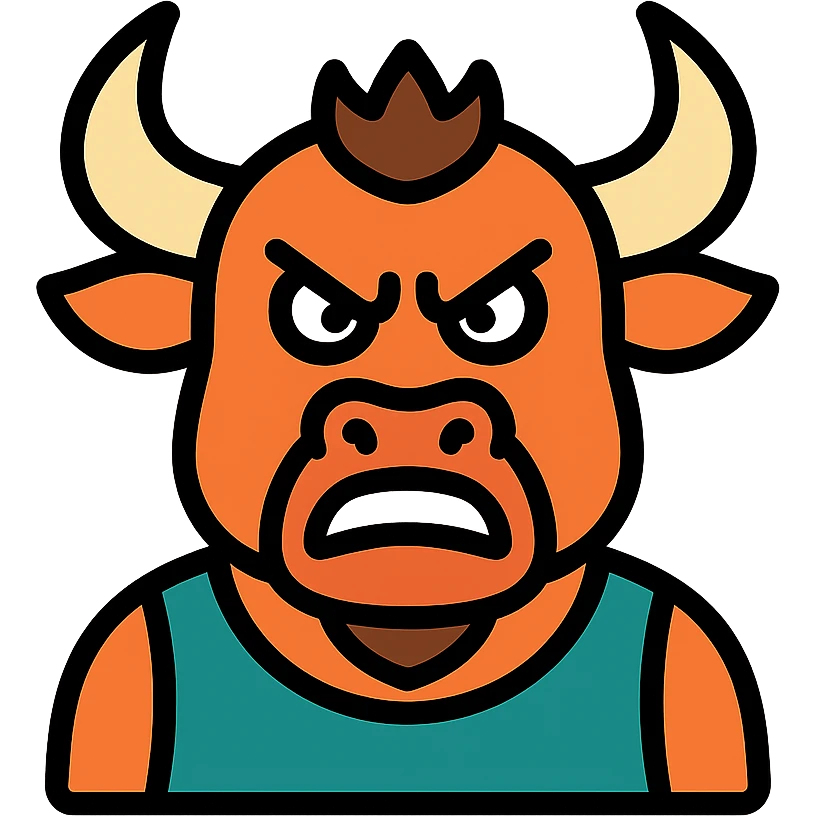 angry minotaur icon emoji
