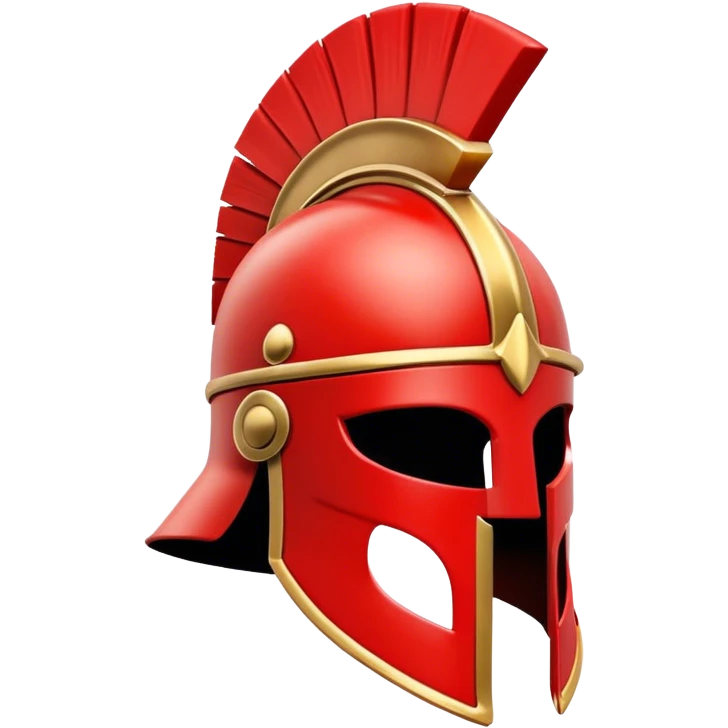 Gladiator Helmet red emoji