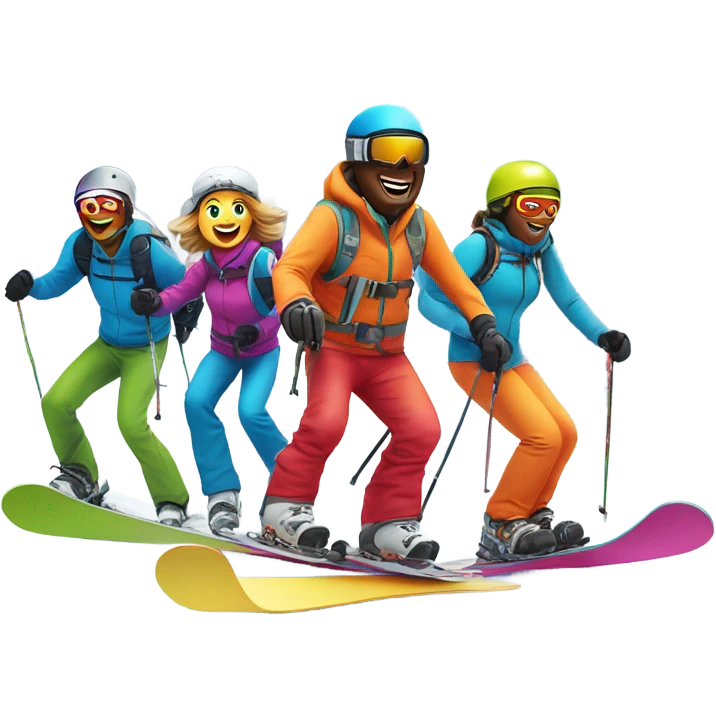 Ski trip  emoji
