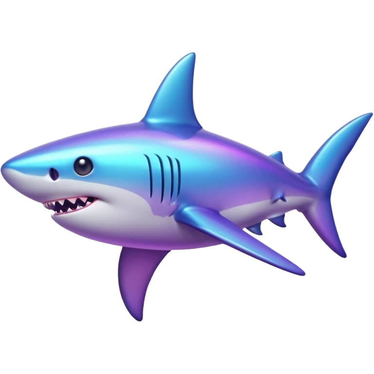 Sparkle Purple Shark emoji