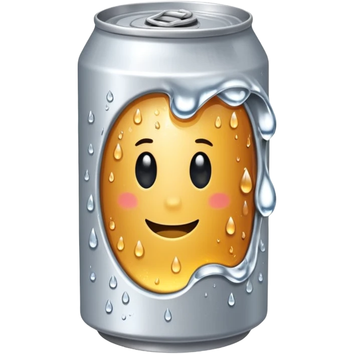 beer can tipped over emoji