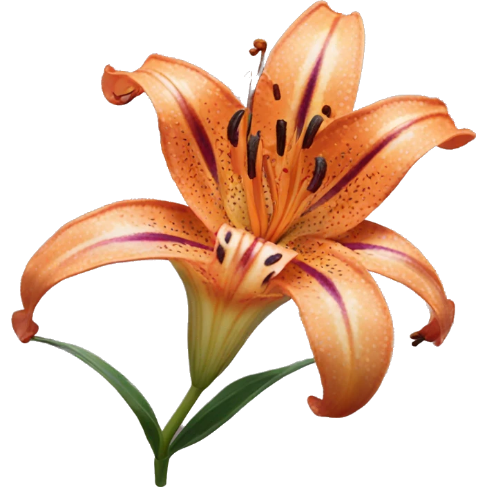 stargazer tiger lily  emoji