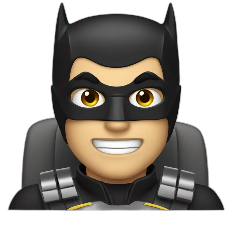 Batman driving emoji