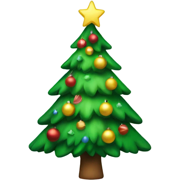Christmas tree emoji