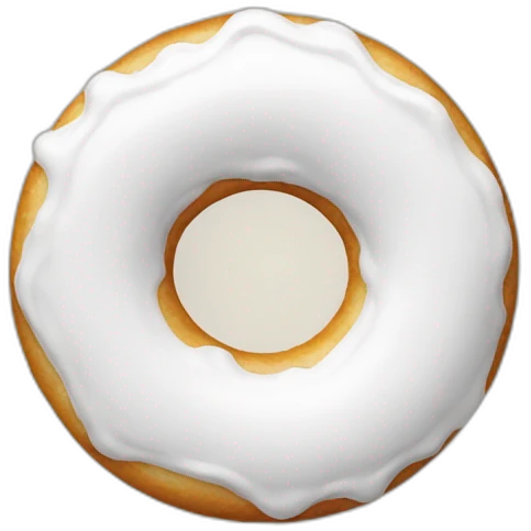 white donut emoji
