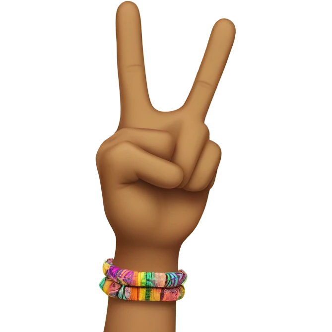 Shaka with hawaiian bracelet  emoji
