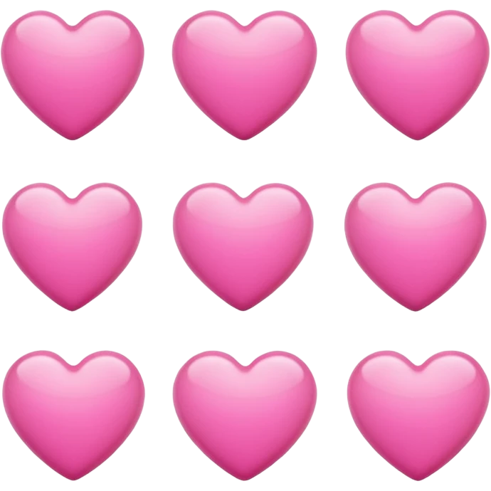 Pink hearts emoji