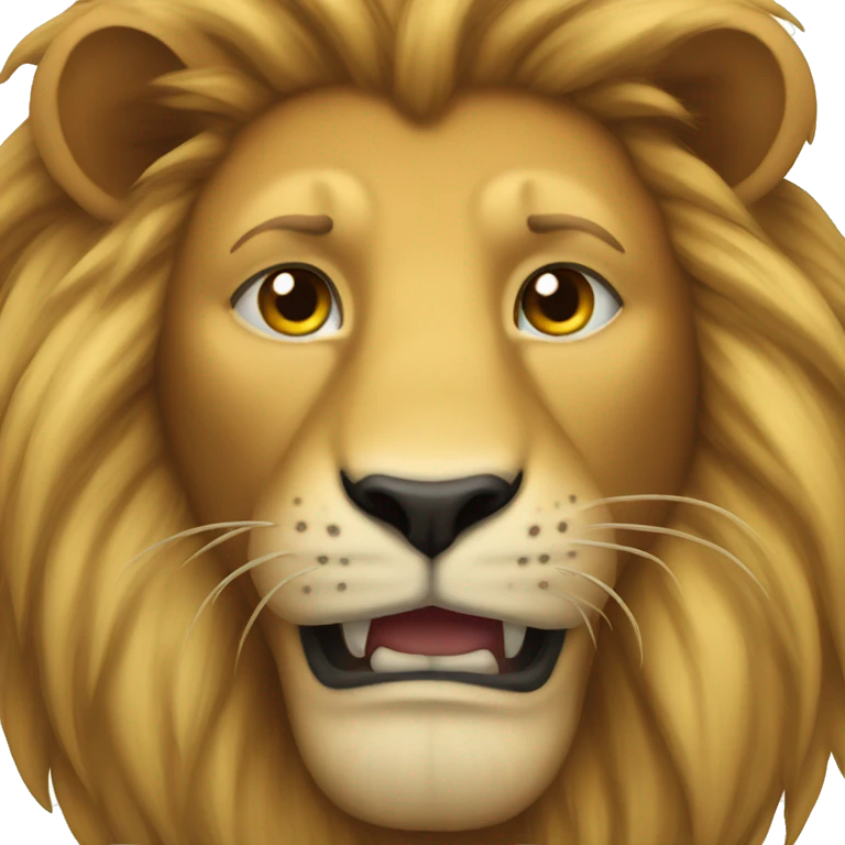 Human lion emoji