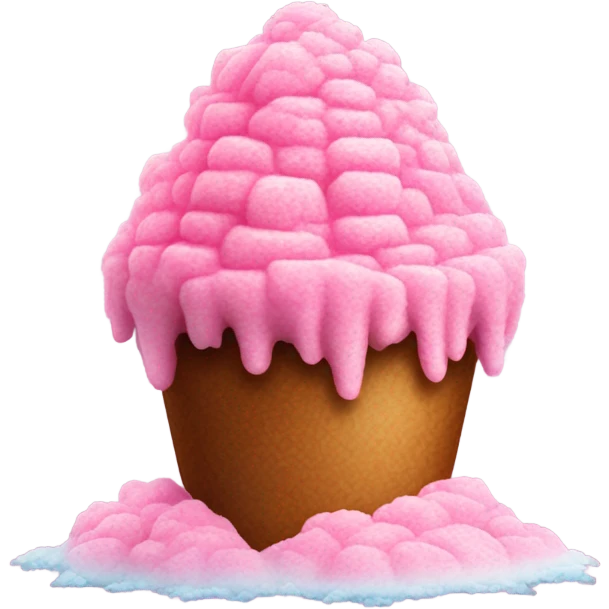 Pink shaved ice  emoji