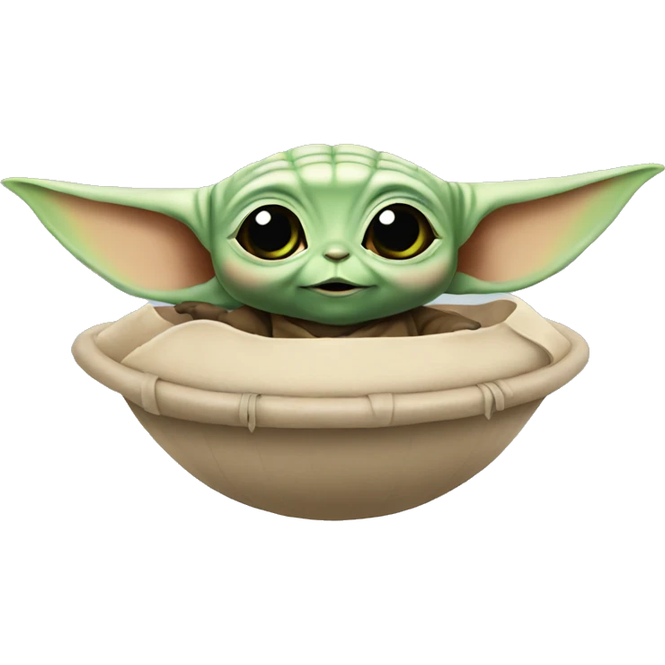 baby yoda floating pod emoji