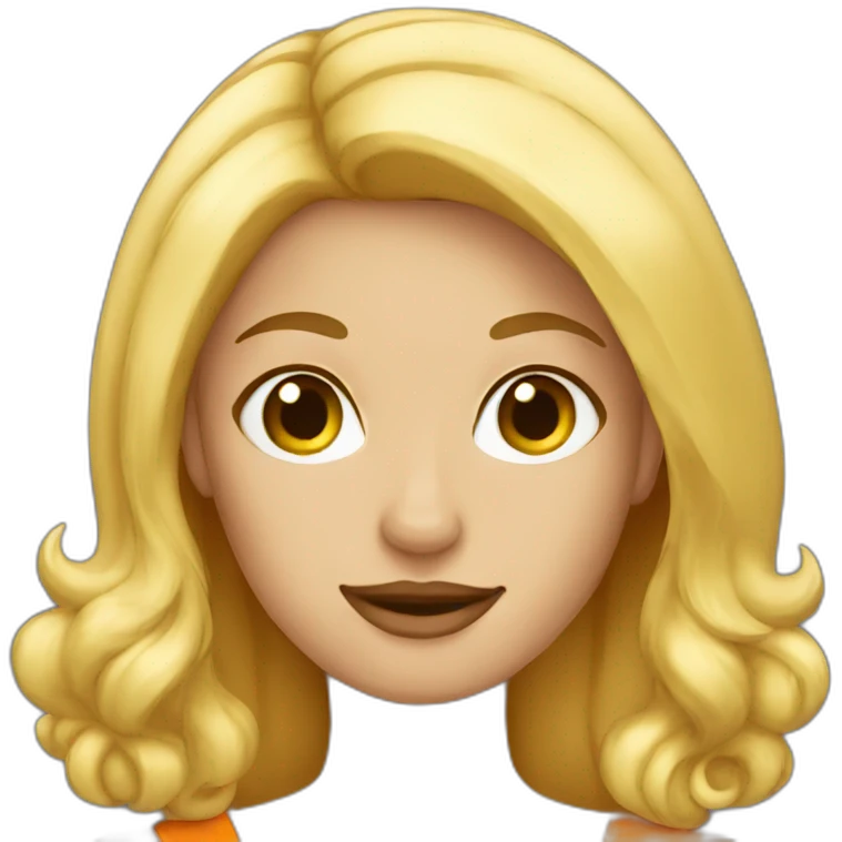 Fox blonde emoji