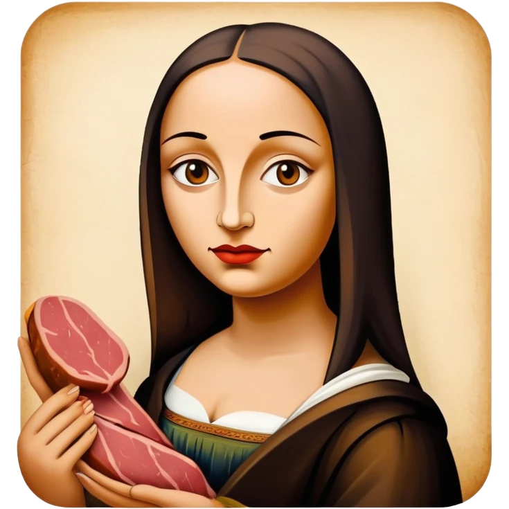 picasso abstract art mona lisa SPAM MEAT  emoji